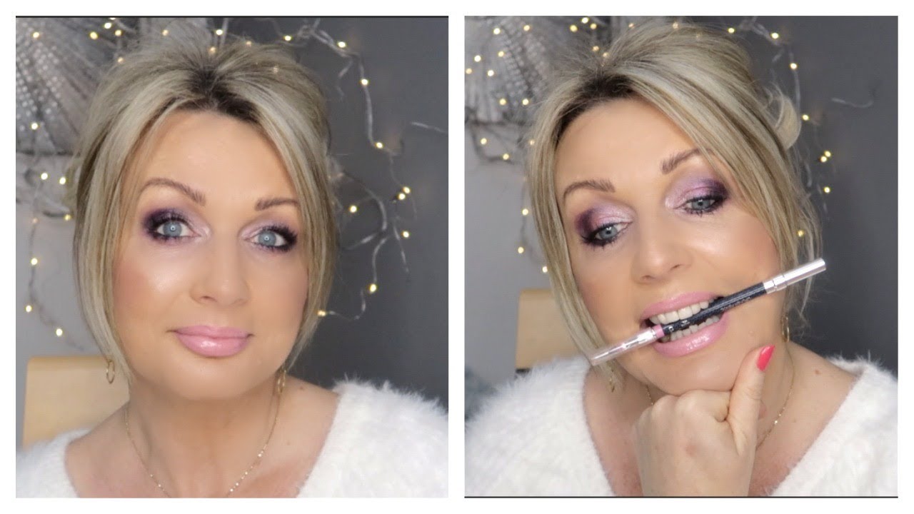 GRWM -  Purple Eyeshadows, Blue Eyes