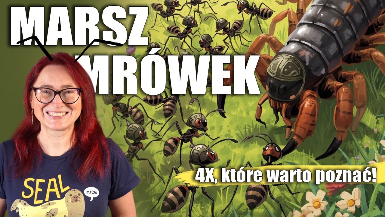 MARSZ MRÓWEK - 4X w świecie mrówek || recenzja podstawki i dodatku || Galakta