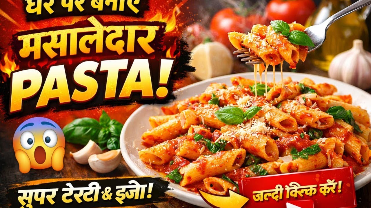 10 मिनट में टेस्टी पास्ता | Easy Pasta Recipe in Hindi | Homemade Pasta