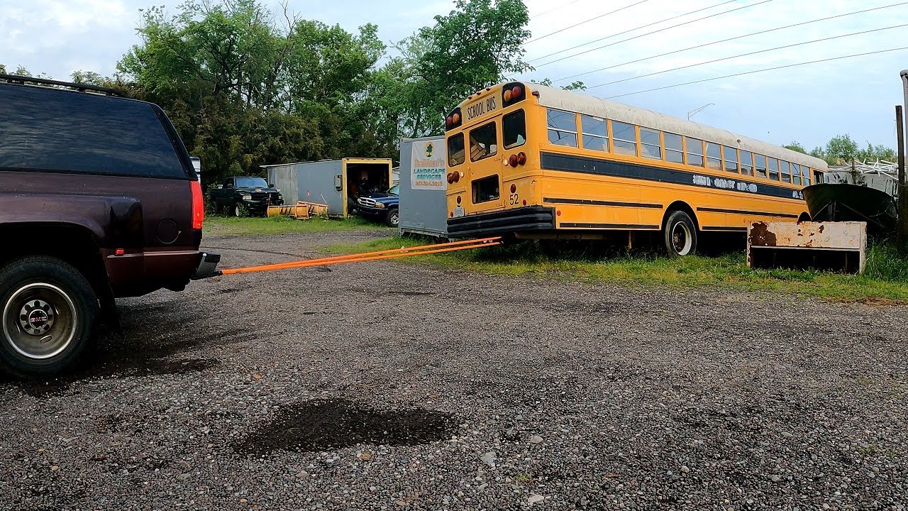 School Bus Tour (For Sale) + QIQU RECOVERY ROPE TEST