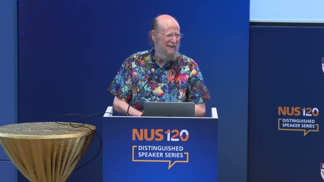 NUS120 Distinguished Speaker Series | Professor Richard Sutton