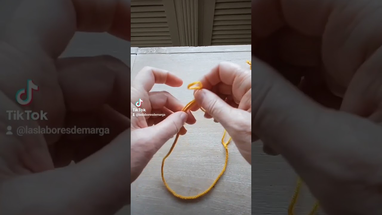 Aprende a tejer cordoncillo con los dedos y mira sus multiples usos.
