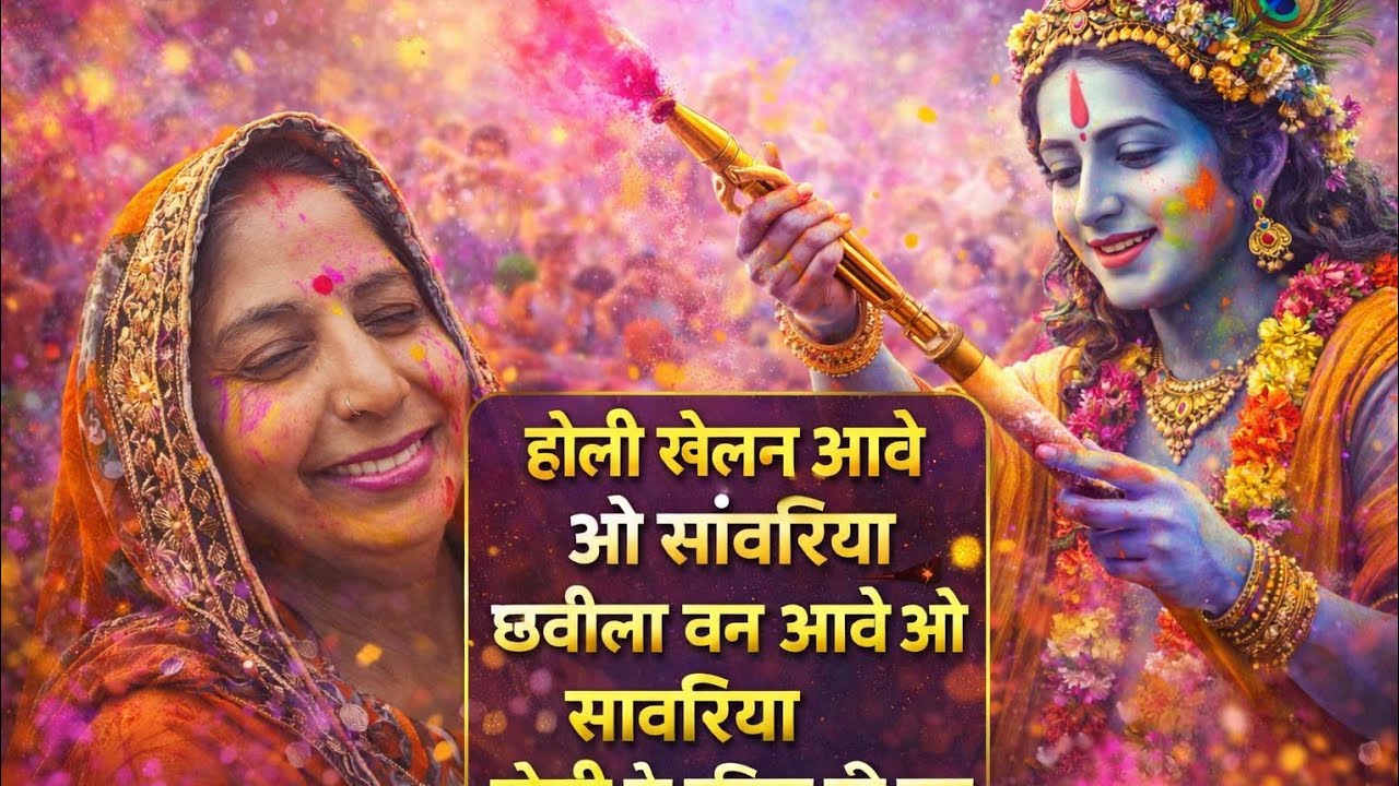 होली खेलन आवेगा सांवरिया रंगीला बनावेओ सवारिया होली के रसिया की जय हो, कमेंट सब्सक्राइब लाइक करें