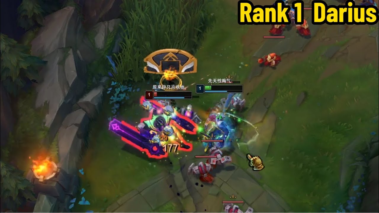 Rank 1 Darius: The Most Aggressive Darius at LVL 1!
