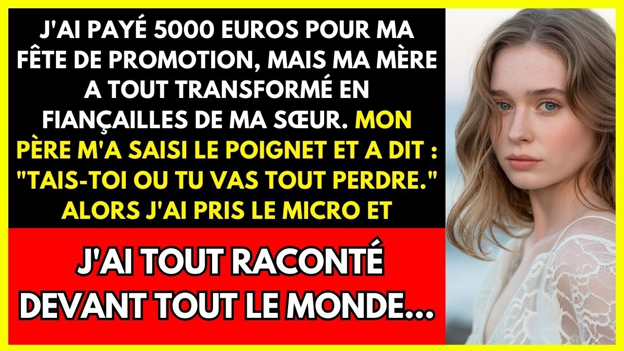 MA MÈRE A TRANSFORMÉ MA FÊTE DE PROMOTION EN GRANDE SOIRÉE DE MA SŒUR ALORS J'AI PRIS LE MICRO