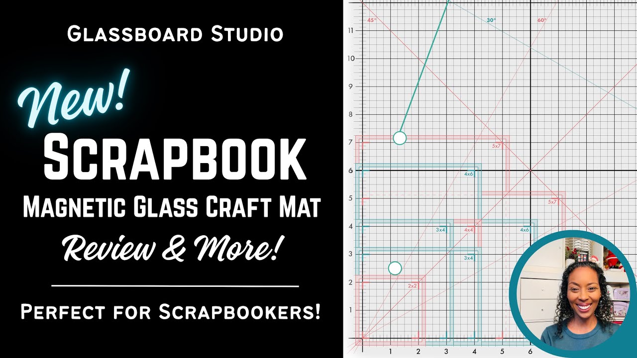 Must See! Scrapbook Magnetic Glass Craft Mat | Great for Scrapbooking | Glassboard Studio