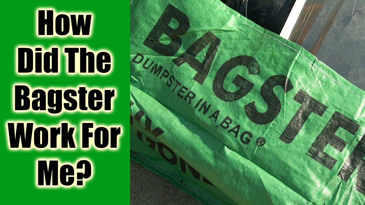 The Bagster by Waste Management - How Did The Dumpster In A Bag Perform - A Quick Review
