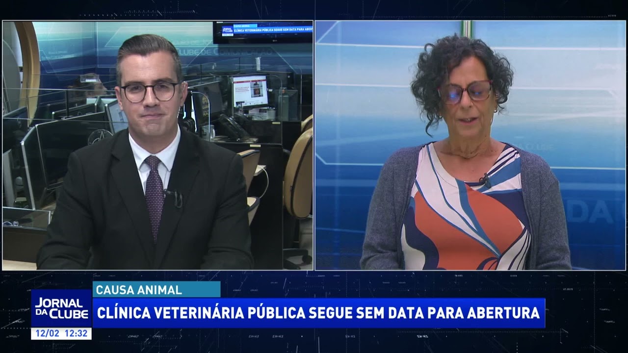 Clínica veterinária pública segue sem data para abertura + LINK - Jornal da Clube (12/02/26)