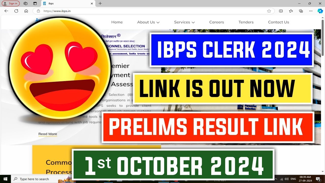 IBPS CLERK PRE 2024 RESULT OUT #ibpsclerkresult #ibpsclerk2024