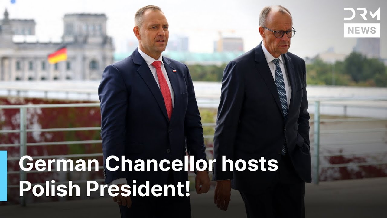 JUST IN: Polish President Nawrocki Meets German Chancellor Merz in Berlin | DRM News | AC1Z