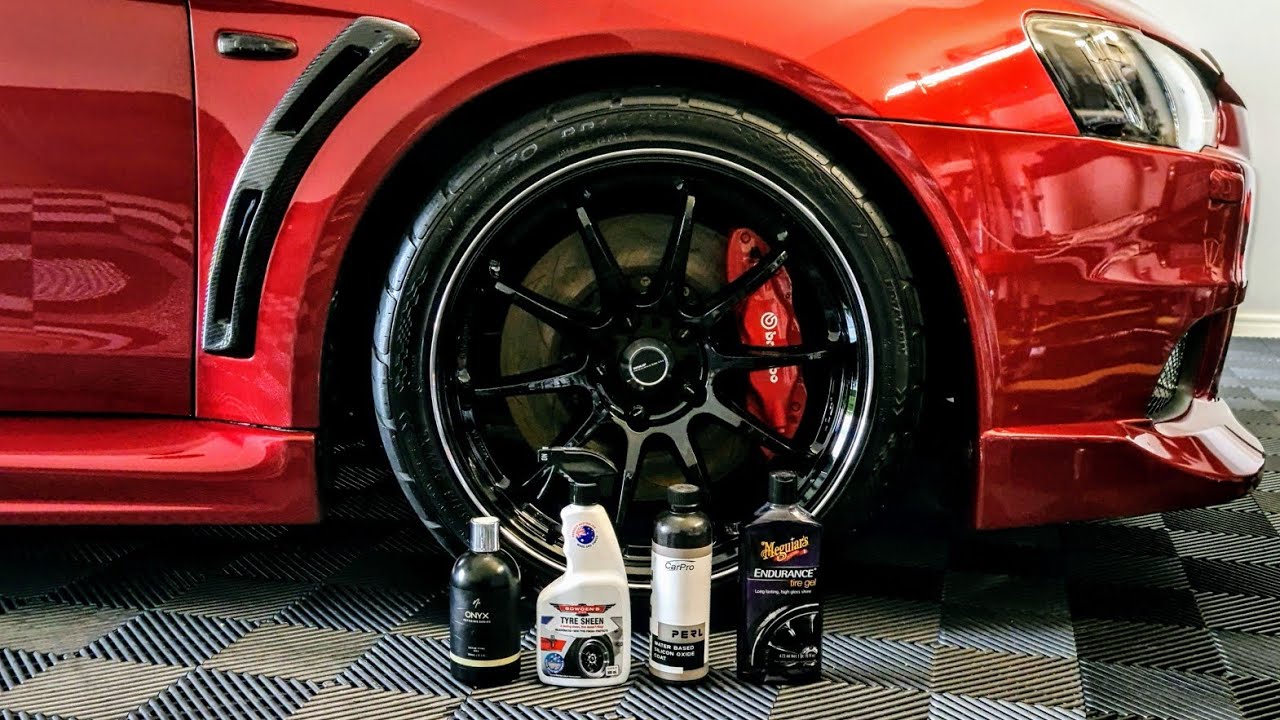 Ultimate Tyre Dressing Comparison | Carpro Perl v Bowdens Tyre Sheen v Nv Onyx v Meguiars Endurance