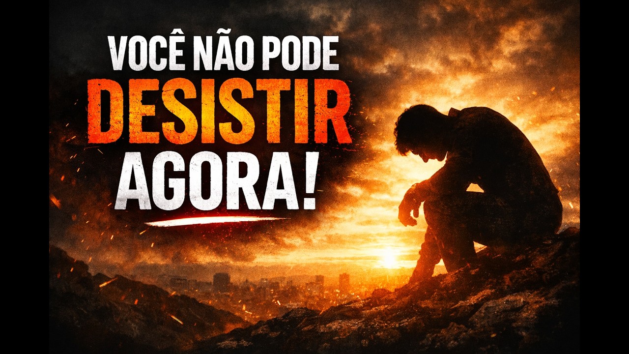 A DOR QUE NINGUÉM VÊ | VOCÊ NÃO PODE DESISTIR AGORA