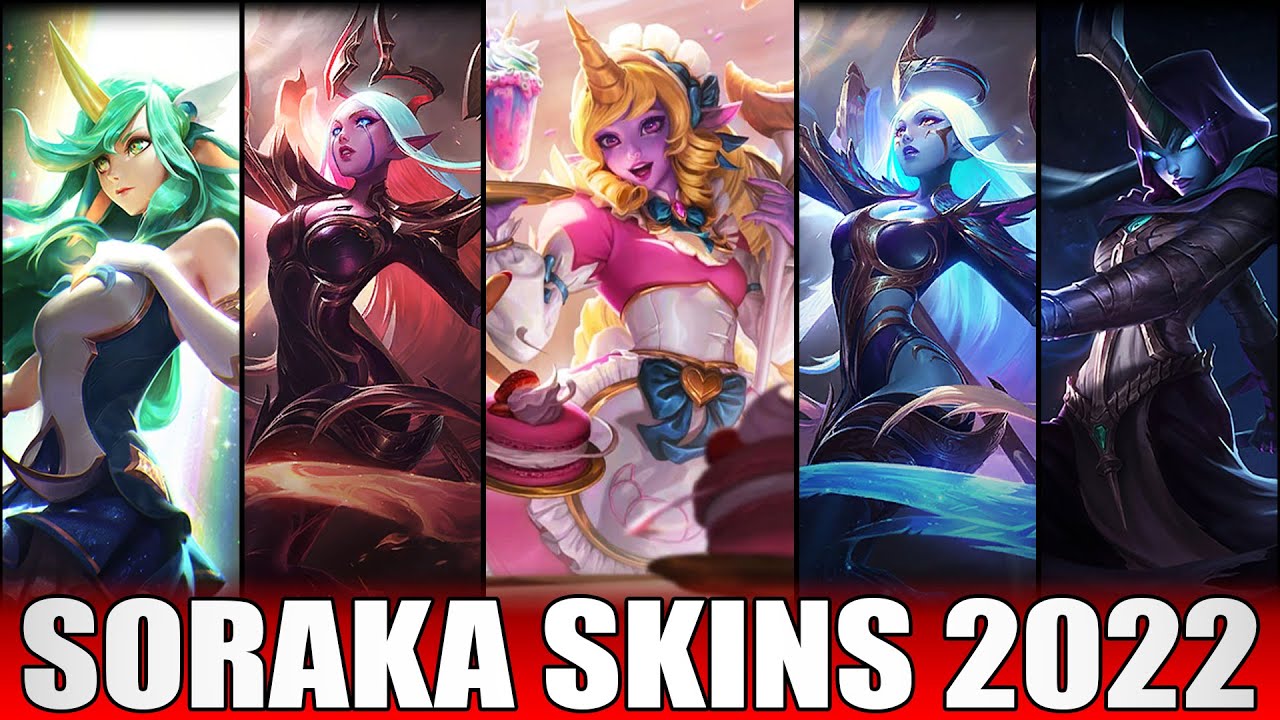 ALL SORAKA SKINS 2022 | Including Cafe Cuties Soraka