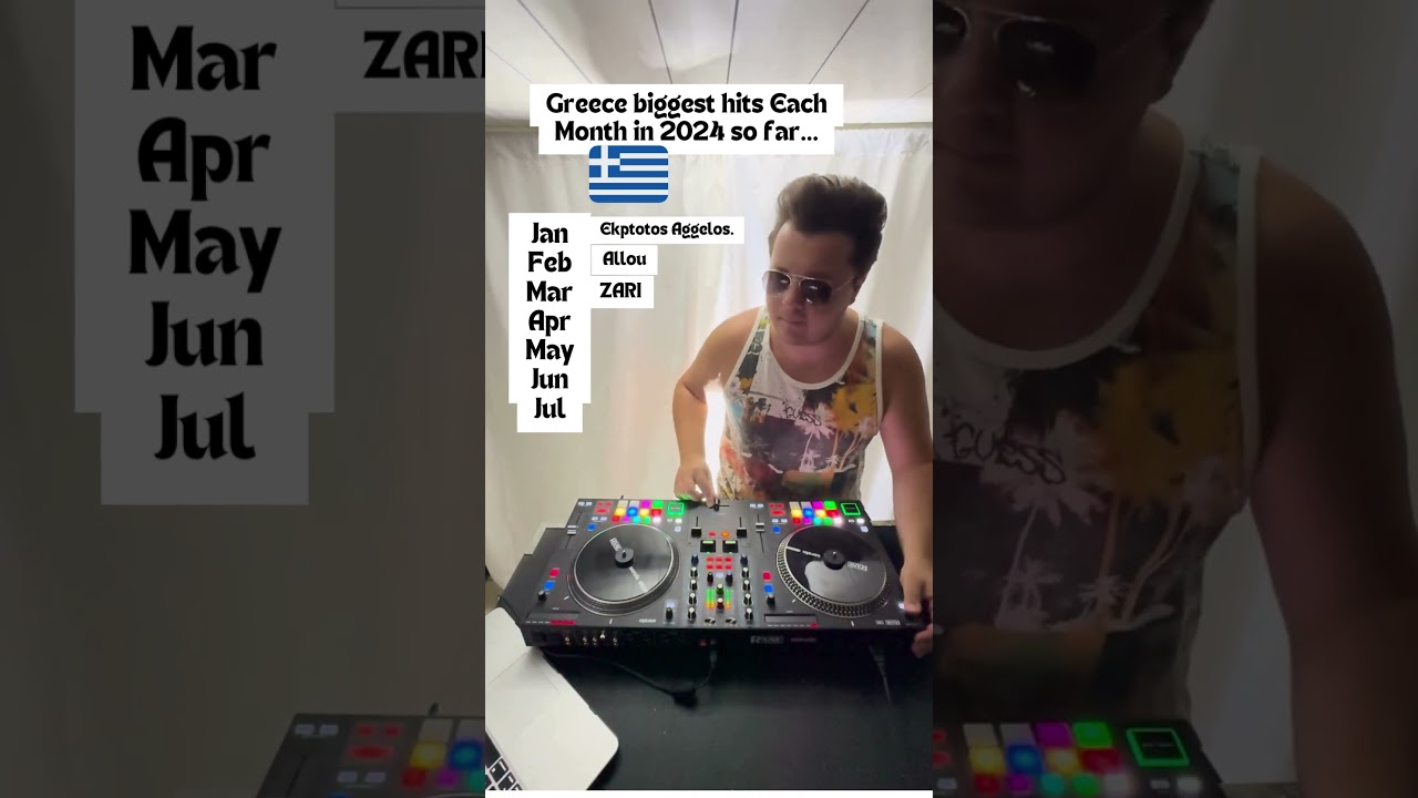 Greece Biggest Songs Each Month in 2024 so far... 🇬🇷