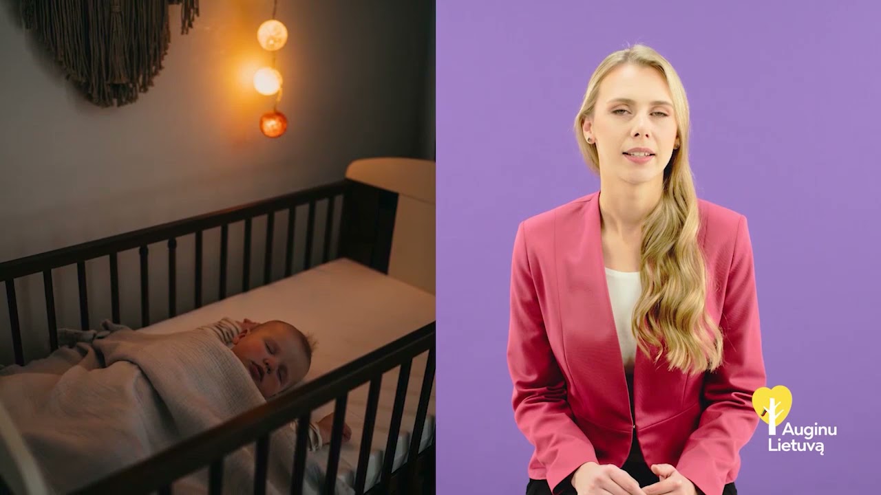 Saugus kūdikio miegelis per pirmuosius tris mėnesius