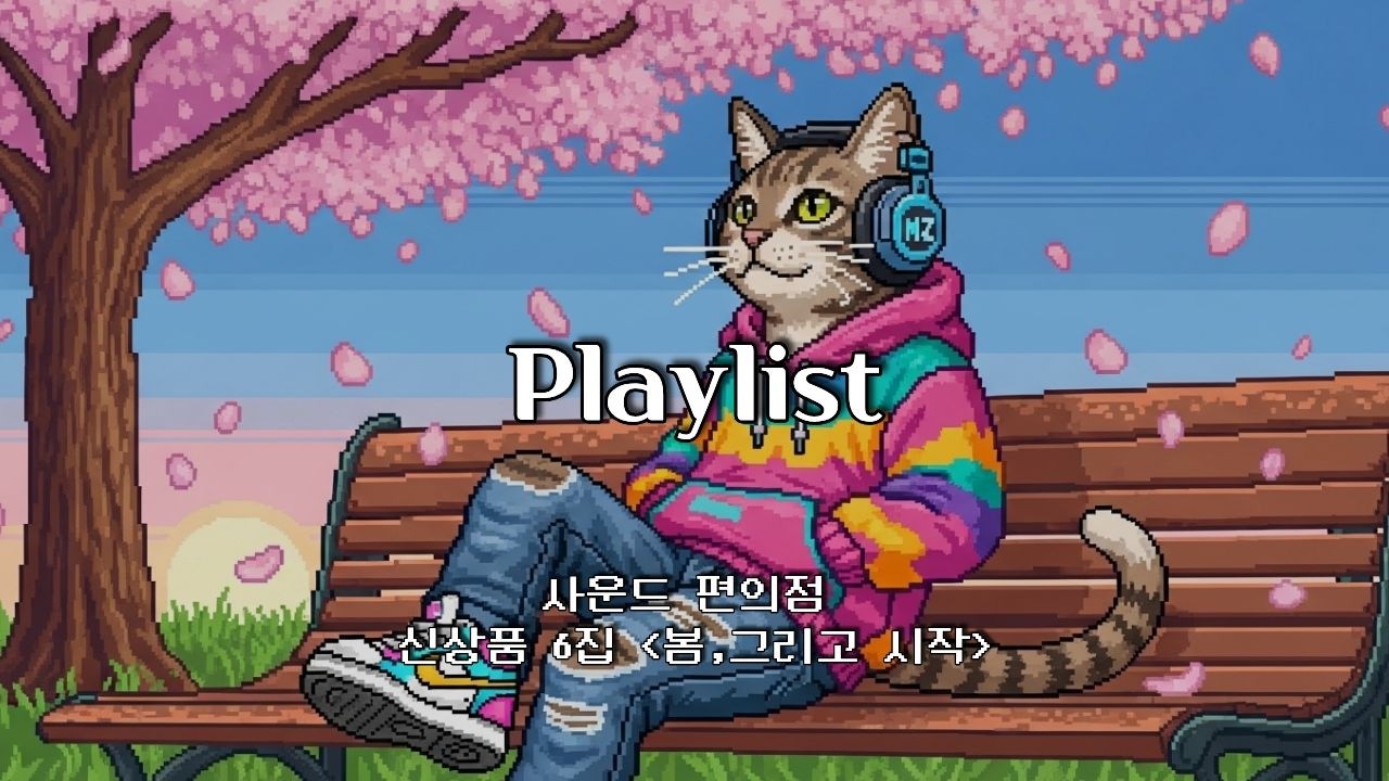 Playlist│따듯한 봄바람 맞으며 듣는 노래🌸│사운드 편의점 신상품 6집-봄,그리고 시작│휴식,산책,노동요,드라이브,출퇴근 │KPOP