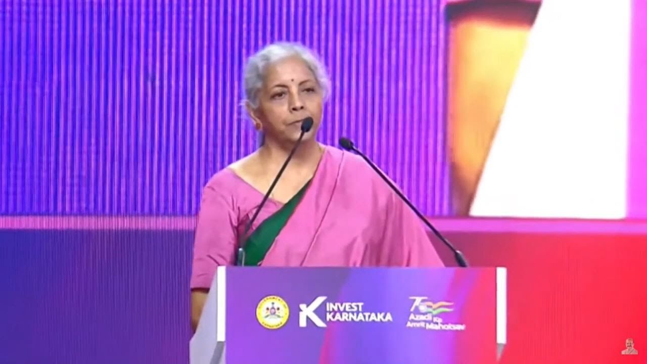 Smt. Nirmala Sitharaman's address at the Global Investors Meet 'Invest Karnataka 2022'