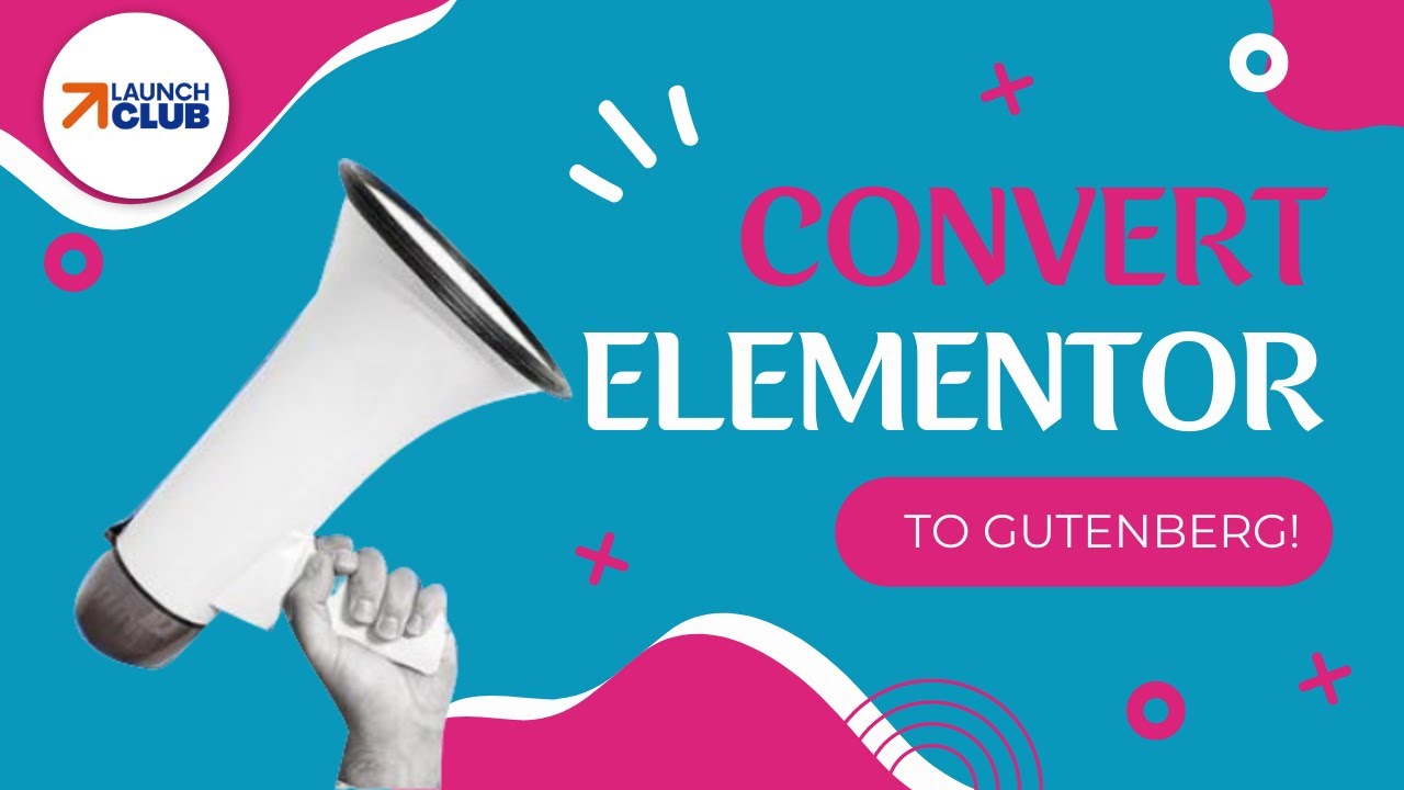 Convert Elementor To Gutenberg With One Click!