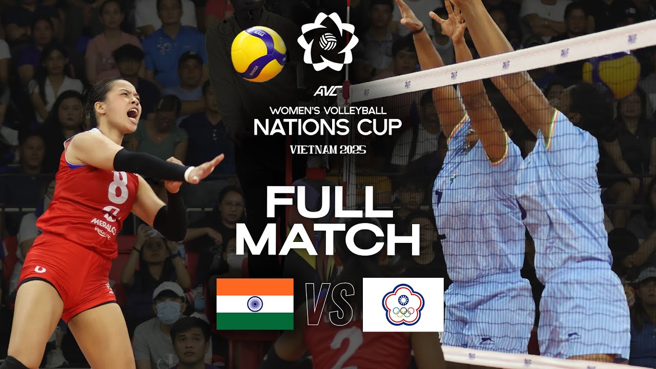 India vs. Chinese Taipei - Pool Play | AVC Women's Nations Cup