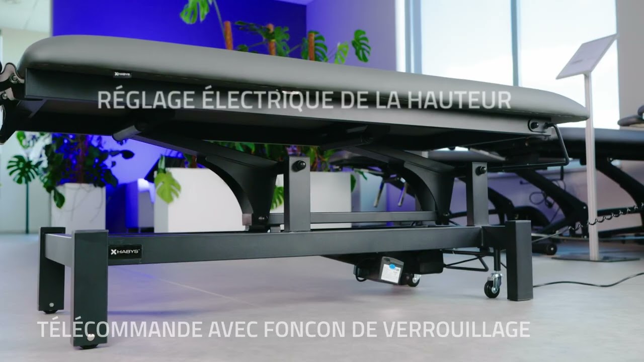 Table de massage électrique Fortis 4 ERGO Gris Habys | Toomed
