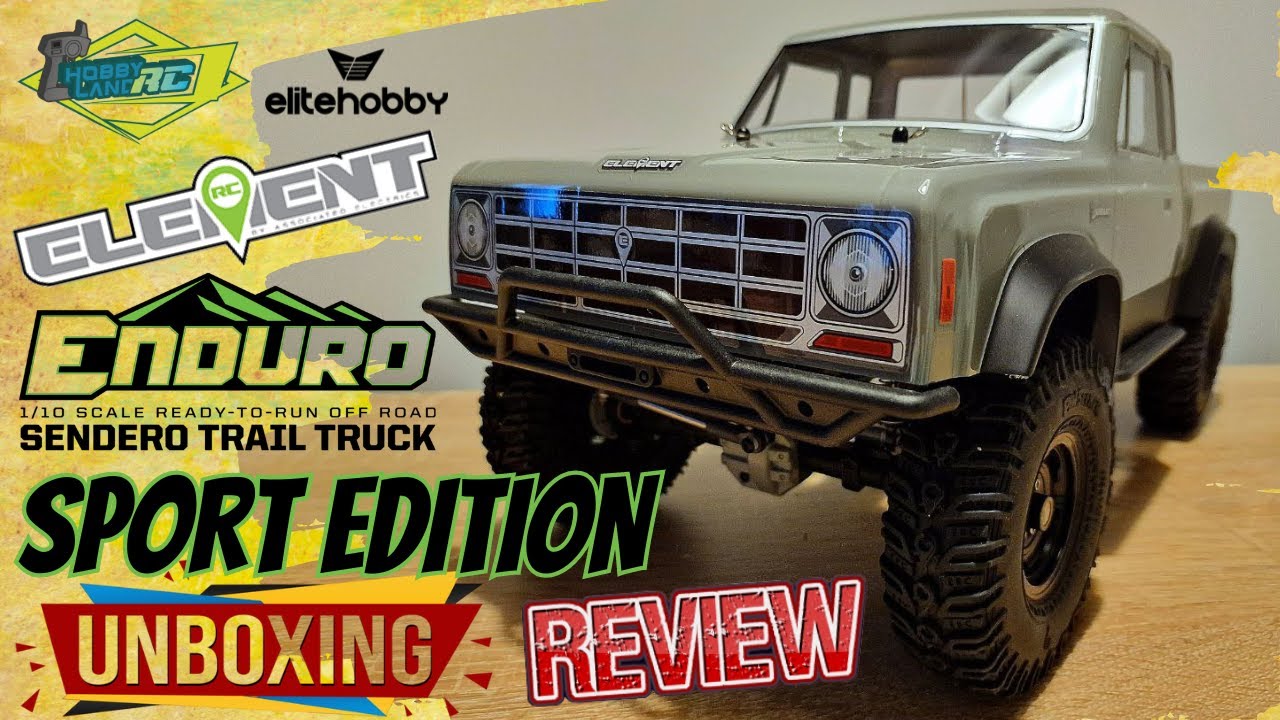 Unboxing & review del Crawler RC💥ELEMENT ENDURO💥 sendero 🟢SPORT EDITION🟢 español