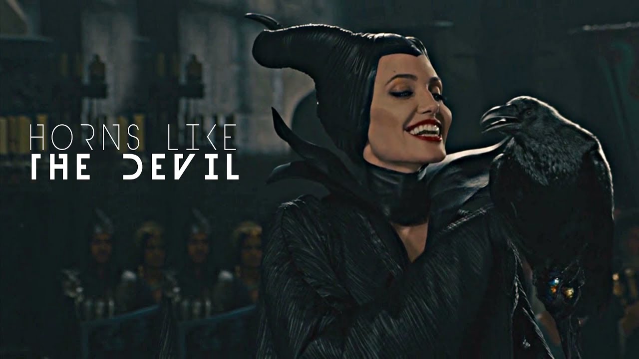 ● maleficent | horns like the devil