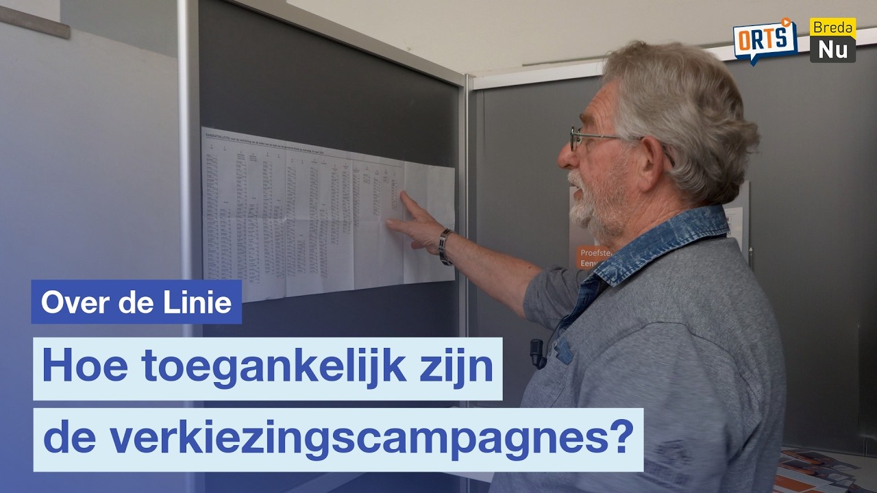 Hoe toegankelijk zijn de verkiezingscampagnes? | Over de Linie