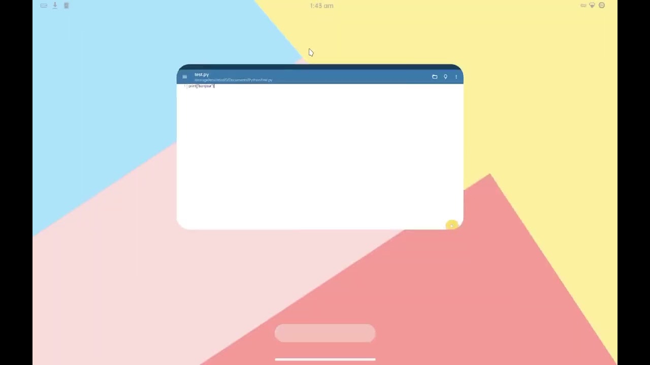 Envoyer un code Python par Mail