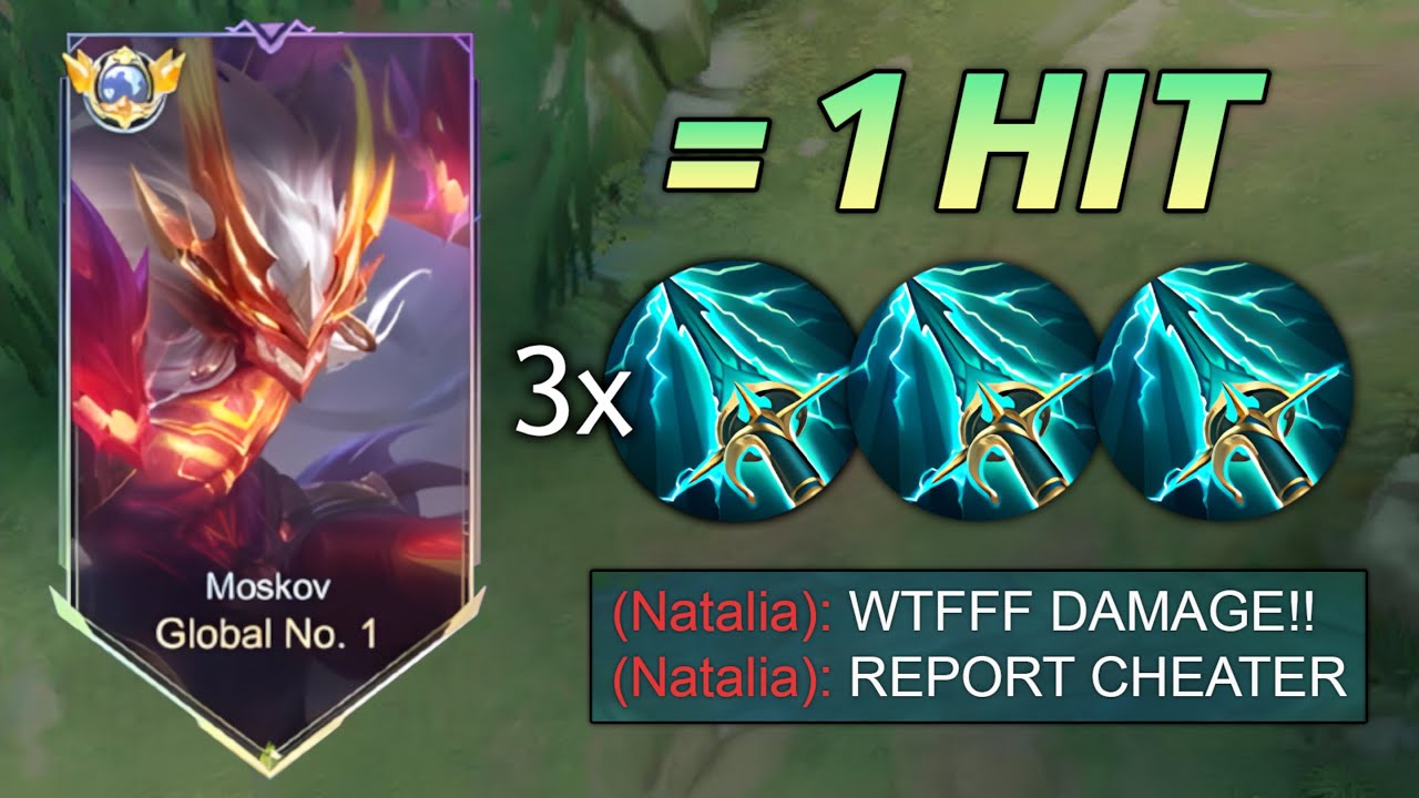 WTF DAMAGE! TRY THIS NEW MOSKOV 1 HIT BUILD 2025!! (100% RECOMMENDED) - MLBB