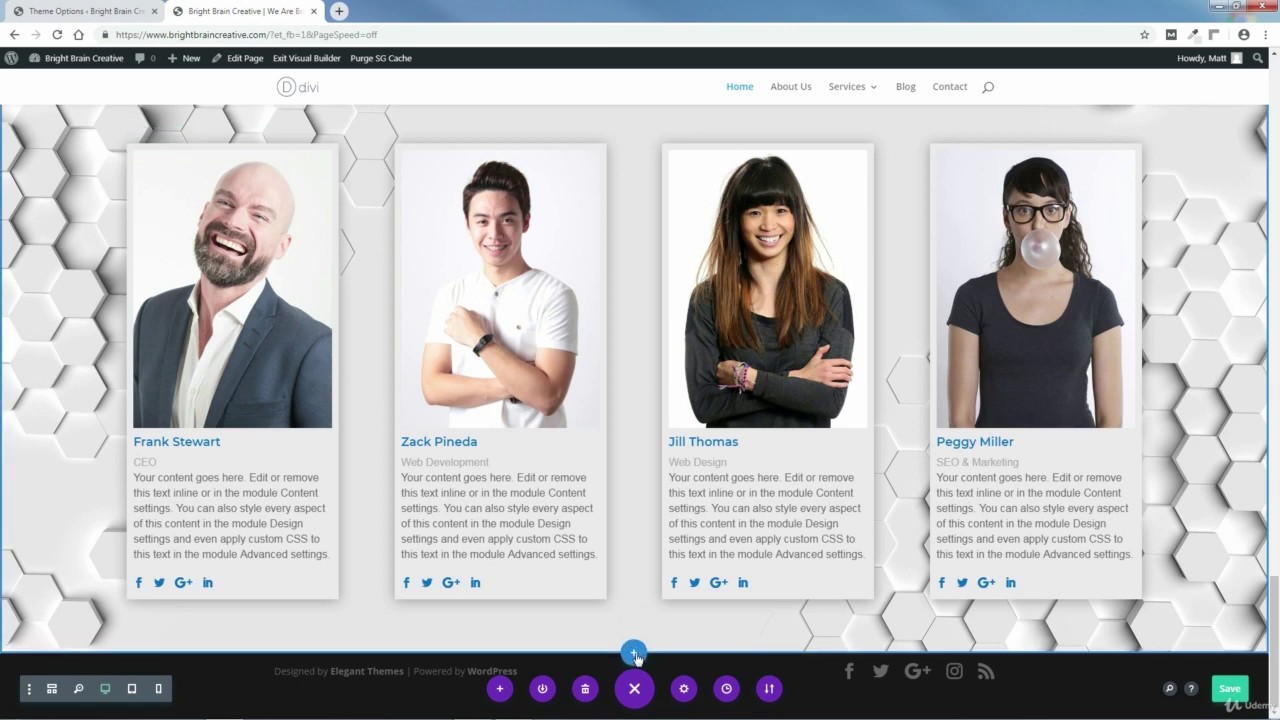 Creating the Blog Section using Divi theme 2020
