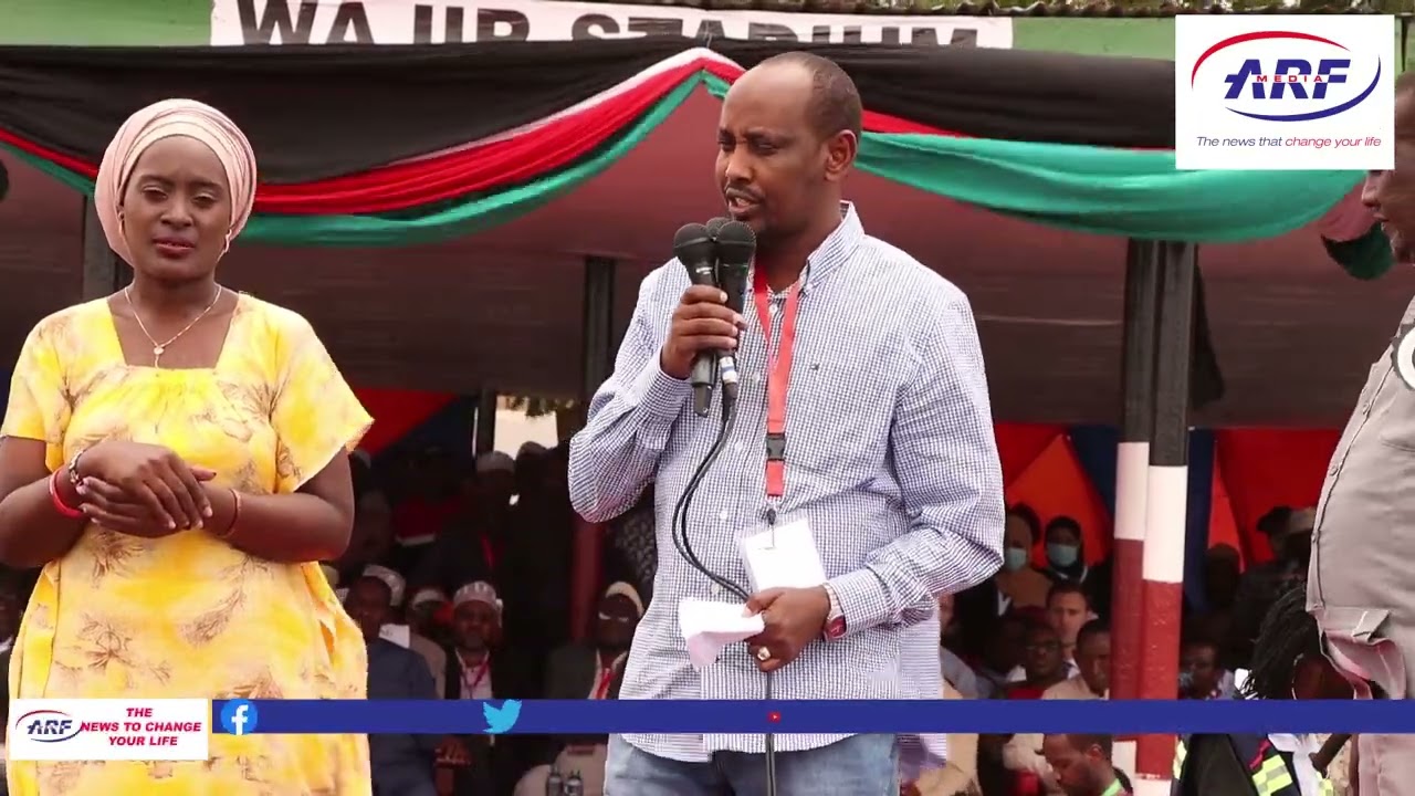 Hon. Ibrahim Saney's Powerful speech during swearing-in of Wajir governor Ahmed Abdullahi Jirr