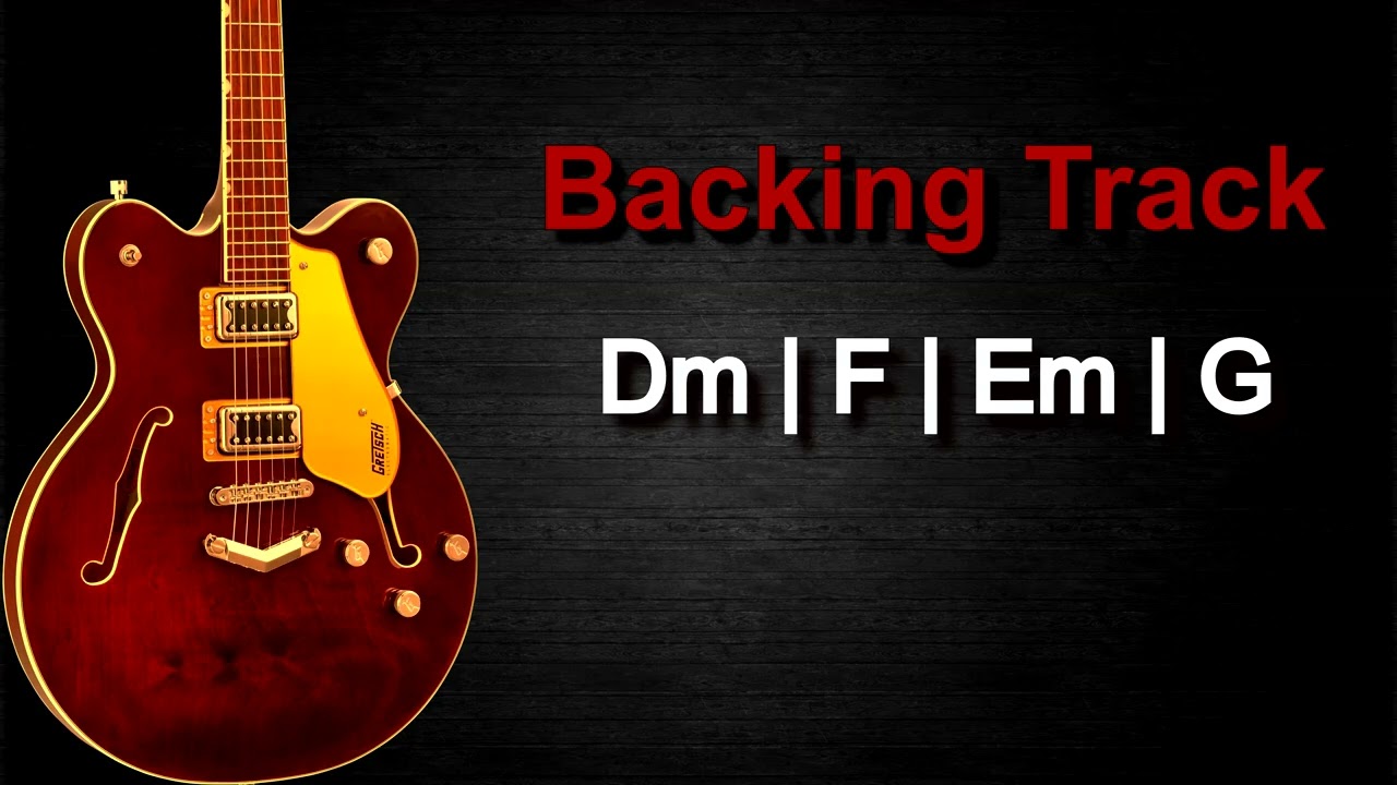 Hard Rock Guitar Backing Track in D Dorian | 127 BPM |