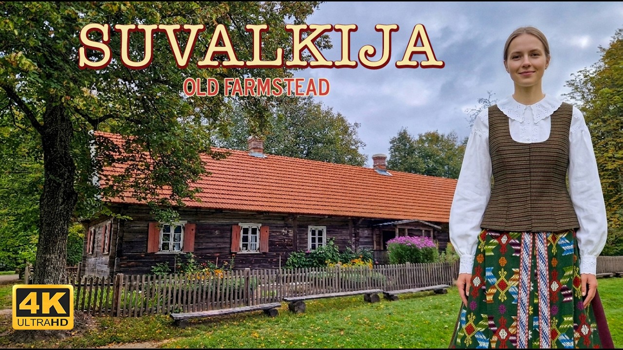 Suvalkija Farmstead 🇱🇹 | Lithuanian Open-Air Museum | Walking Tour 4K