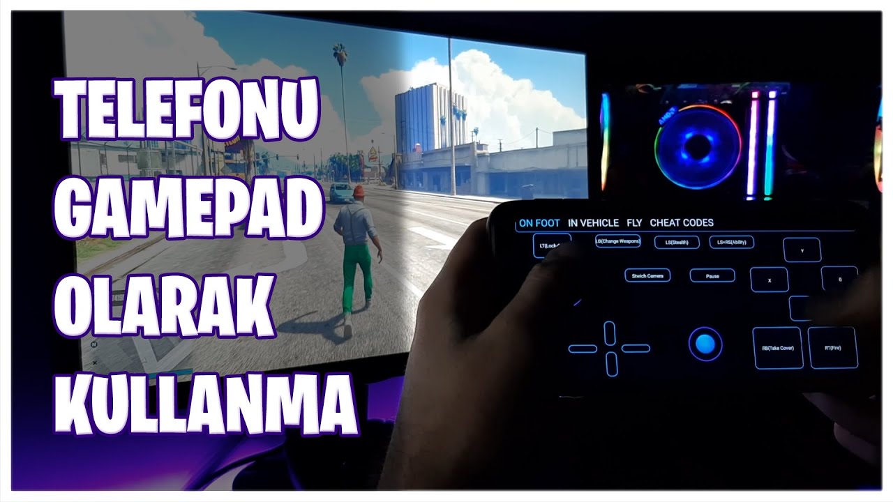 TELEFONU JOYSTİCK OLARAK KULLANMAK / MONECT PC REMOTE