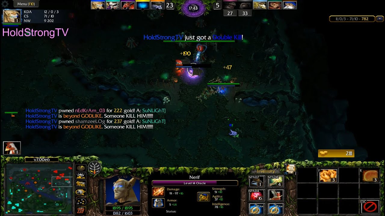 DOTA 1 Oracle Nerif Beyond GODLIKE