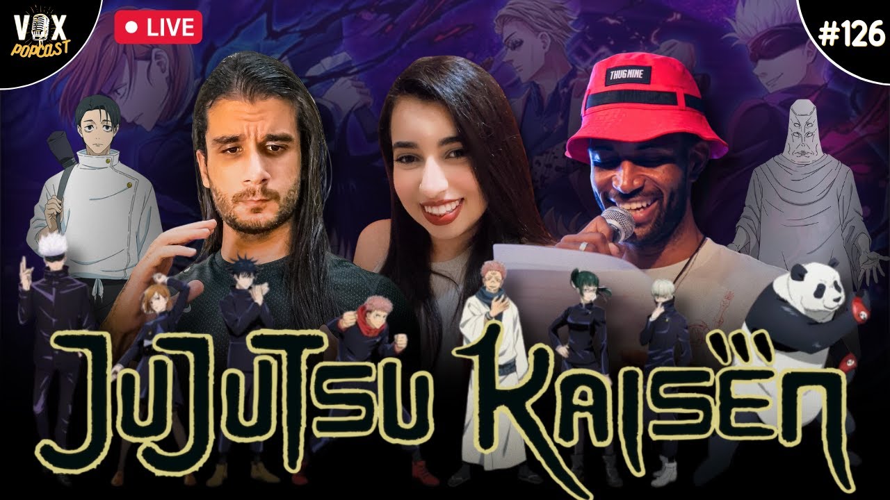Diogo Nerdsantt X Aiyra Campos X Rafael Rocha | JUJUTSU KAISEN | JOGO DO ABATE | Vox PopCast #126