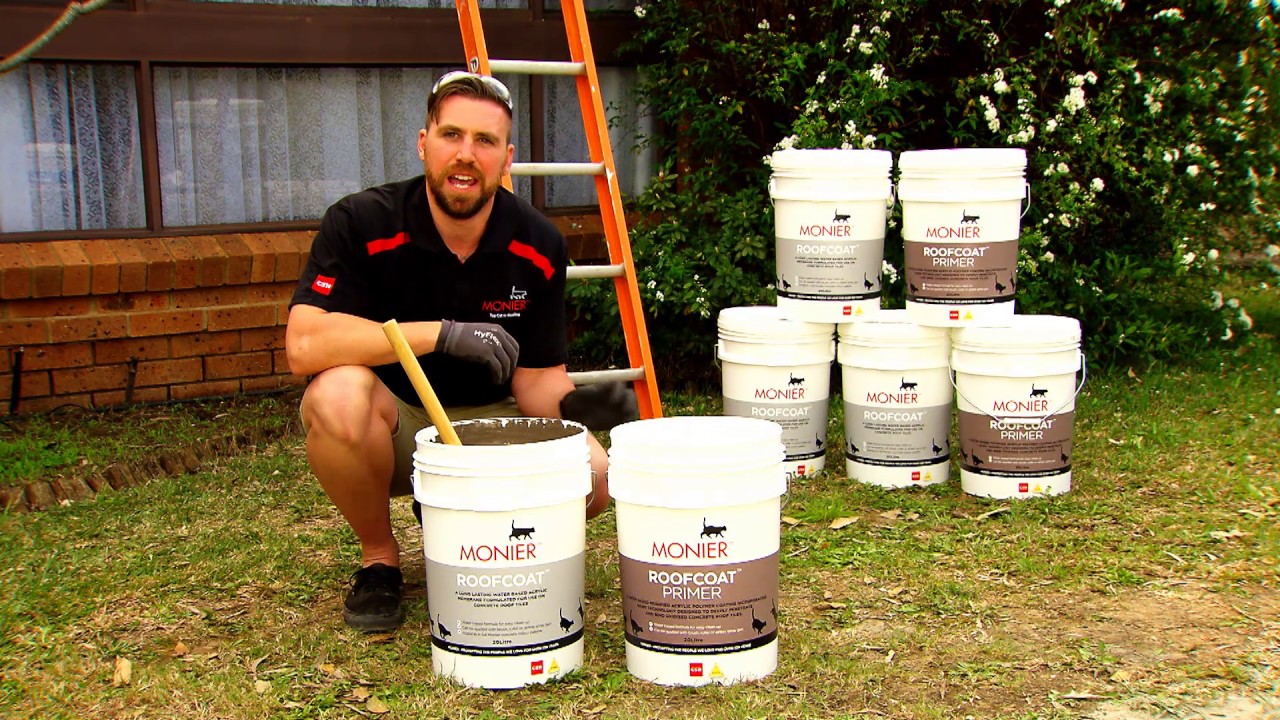 HOW TO with Monier: Wash, Prime and Paint your Monier Roof