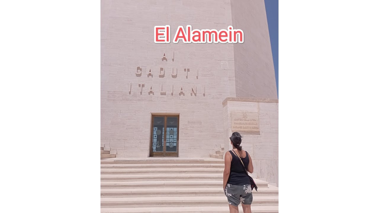 El Alamein; il sacrario e il museo della guerra.