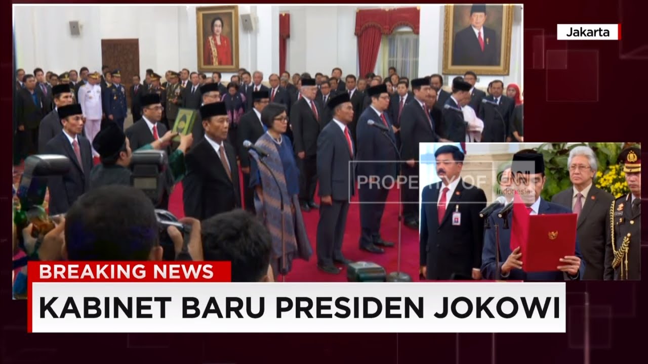 Full - Pelantikan Menteri Baru Kabinet Jokowi - JK
