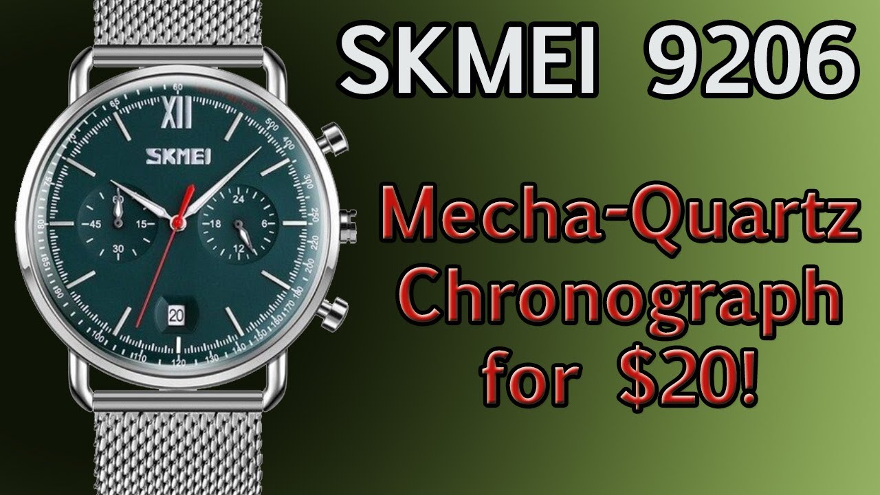 🔥 SKMEI 9206 Review | A Spicy $20 Mecha-Quartz Chronograph Value Watch! | #SchwartzForce