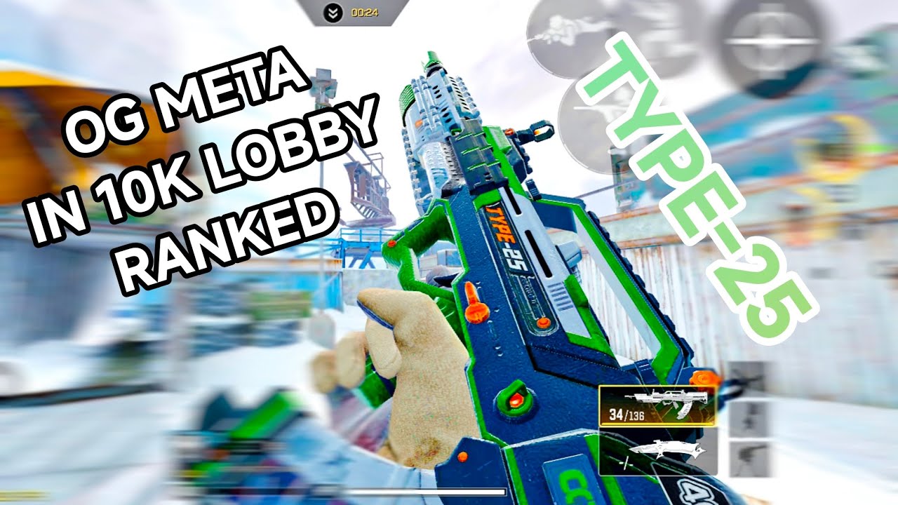 TRYING OG TYPE-25 AR IN 10K RANKED LOBBY #codm #codmobile #cod #callofdutymobile #callofduty #foryou