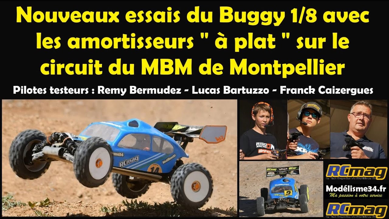 Test du NXT avec les amortisseurs à plat sur le circuit de Montpellier par les Tops de la ligue 13