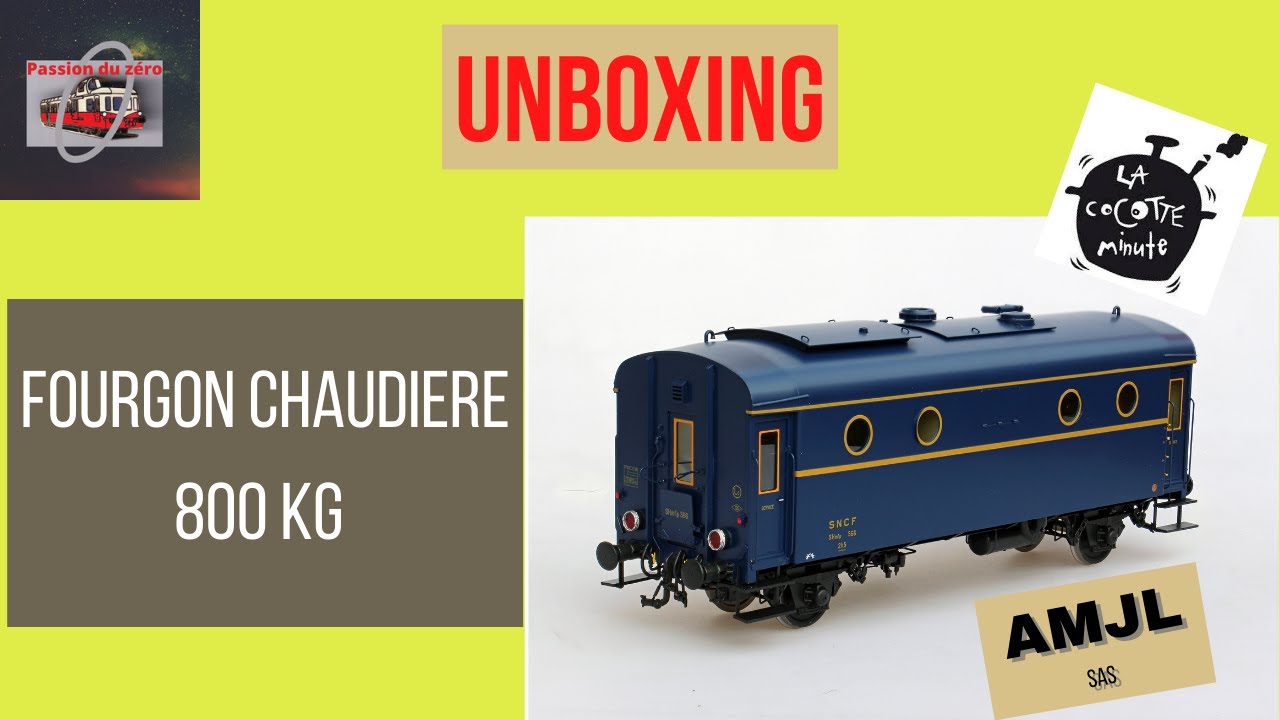 Pr&eacute;sentation fourgon chaudi&egrave;re 800 kg AMJL 1:43