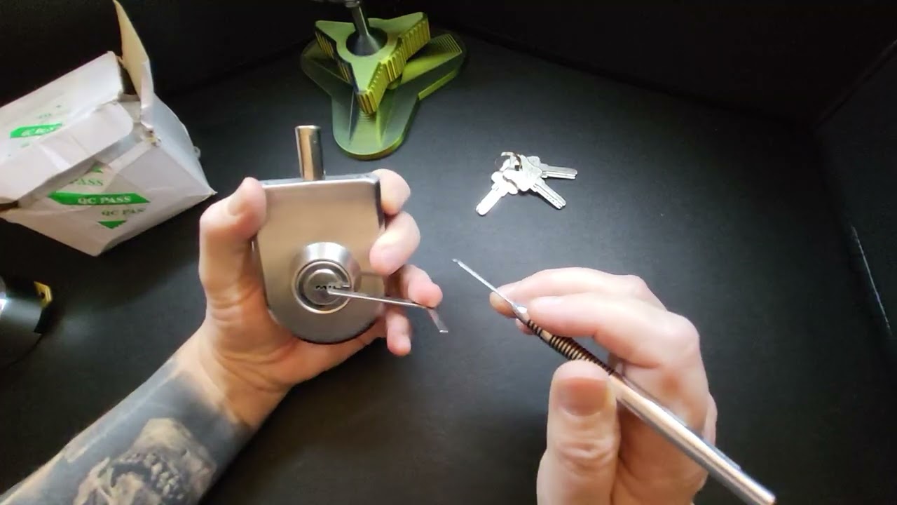 1st Dimple Lock Picked on video!!