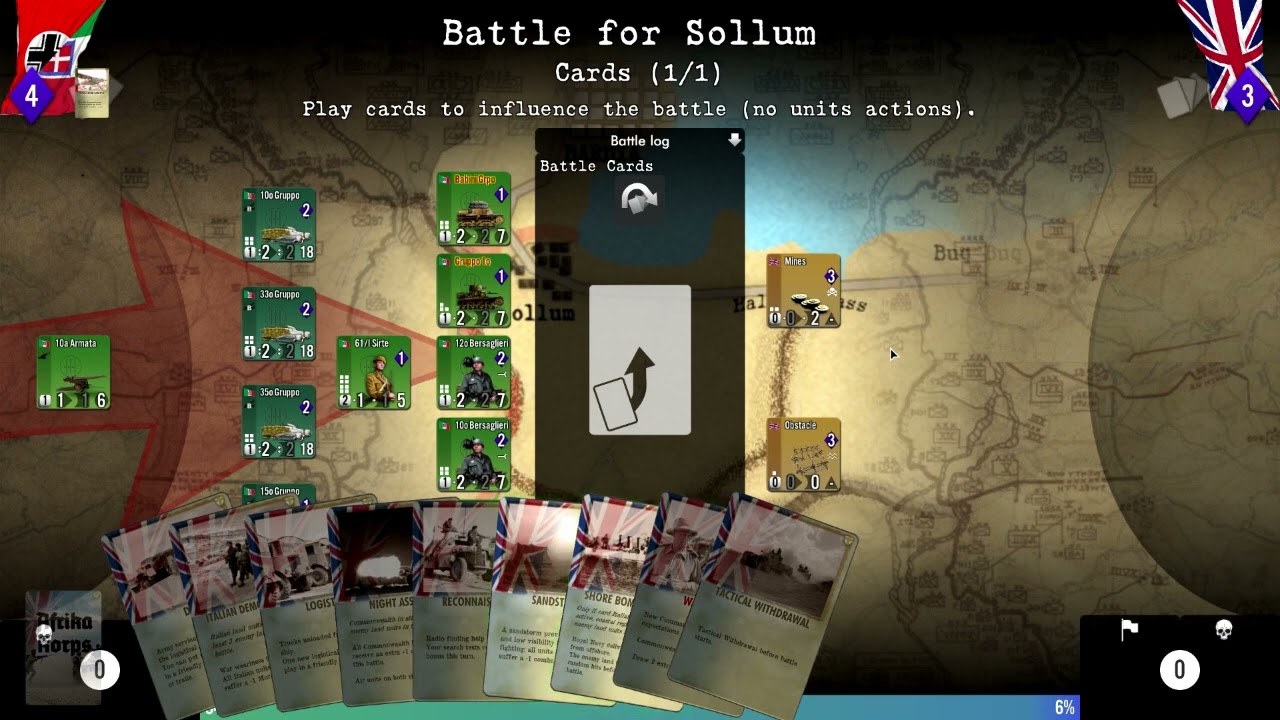 SGS AFRIKA CORPS beginners play through tutorial, part 1