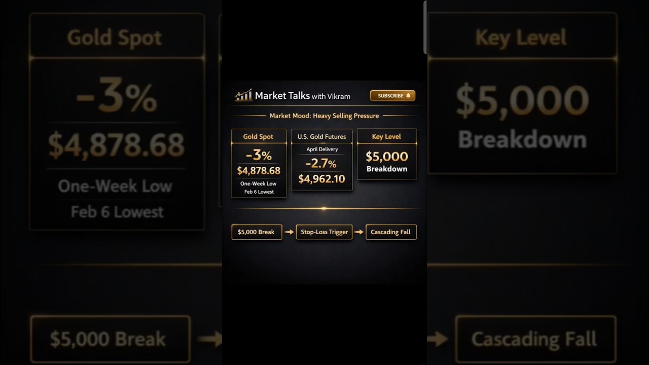 Silver 12% Crash: Heavy Selling in Gold and Silver, Strong US Jobs Data, $5,000 Break, CPI in Watch
