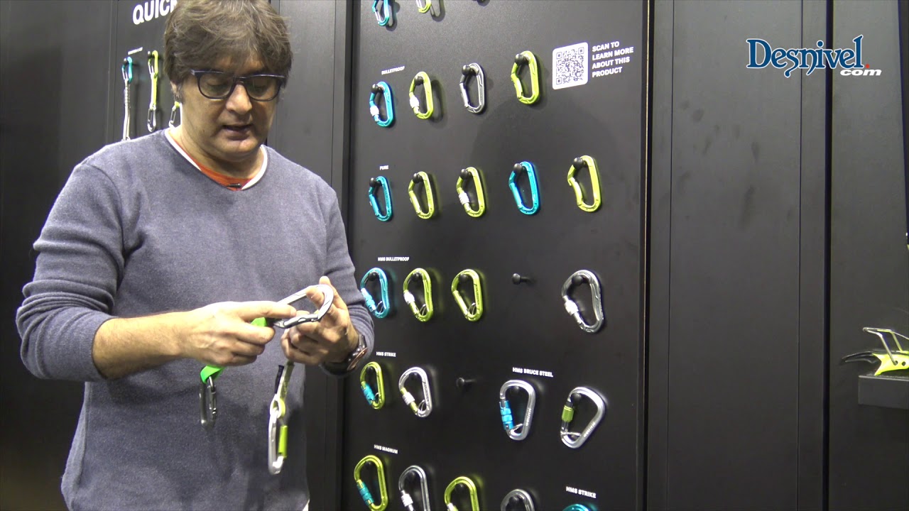 Mosquet&oacute;n Bulletproof de Edelrid en ISPO 2018