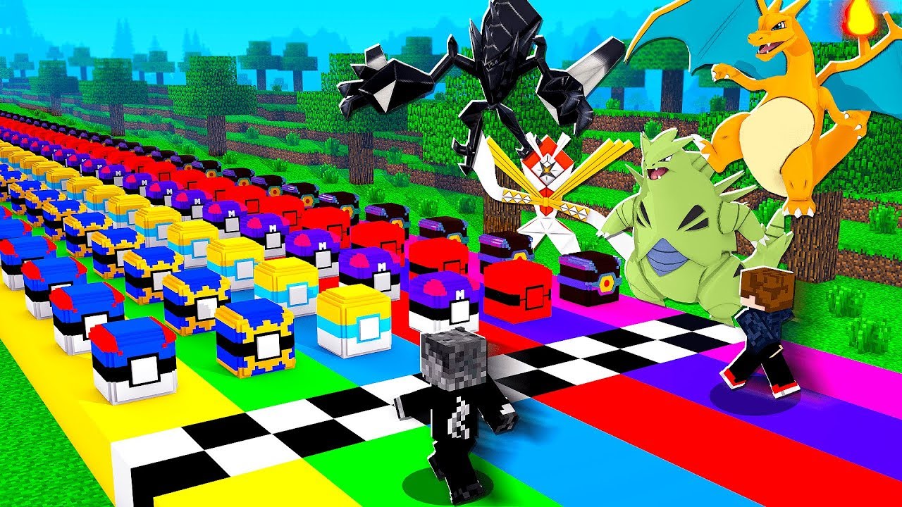GANHE A CORRIDA DE LUCKY PIXELMON PRA CAPTURAR MUITO LENDARIO E ULTRA BEAST - MINECRAFT PIXELMON MOD
