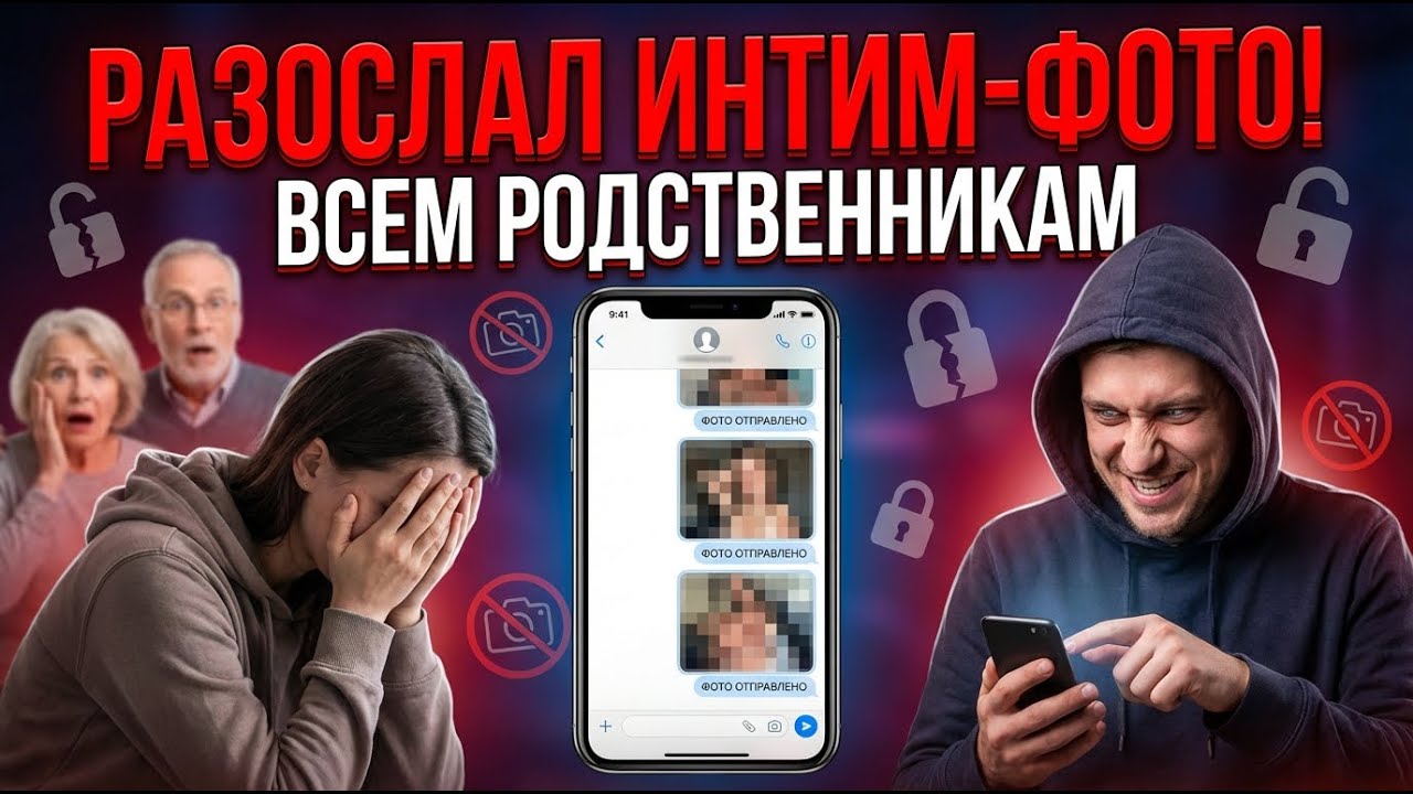 БЫВШИЙ разослал интим-фото ВСЕМ родственникам — мстит за расставание
