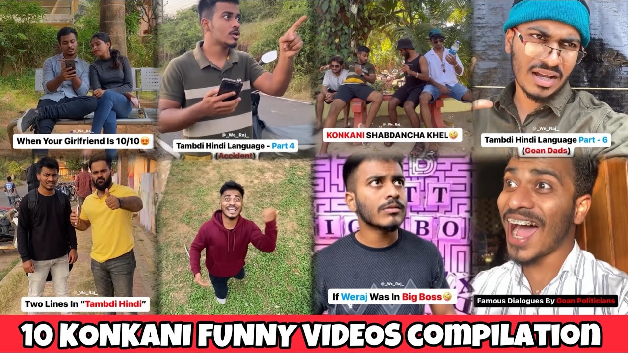 10 Funny/Relatable Konkani Videos🤣🤣 | 10 Goan Funny Videos | Goan Comedy Videos | Viraj Phadte